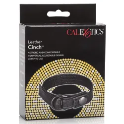 Calexotics Cockring en cuir CINCH Noir